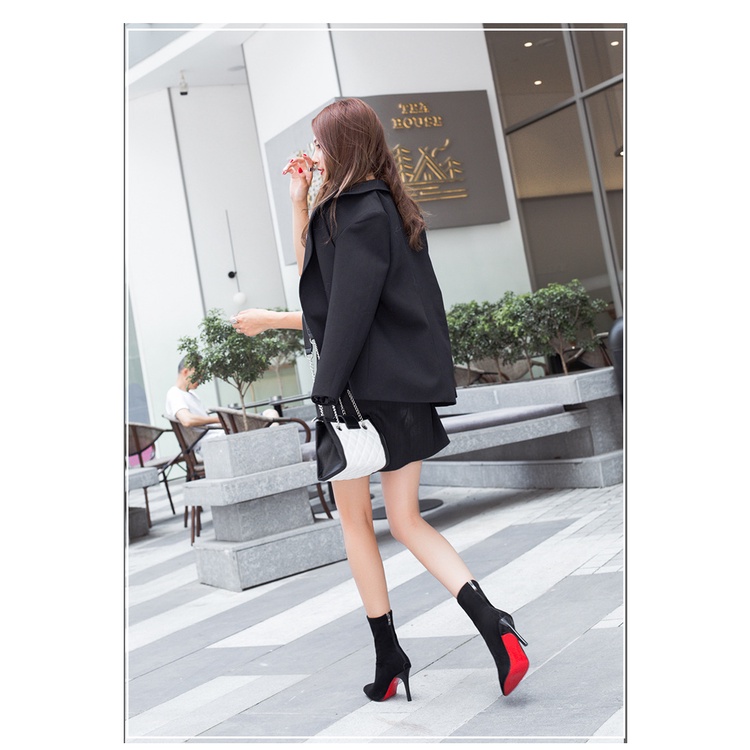 [ Import Design ] Sepatu Boots Heels Wanita Korea Import Premium Quality ID167