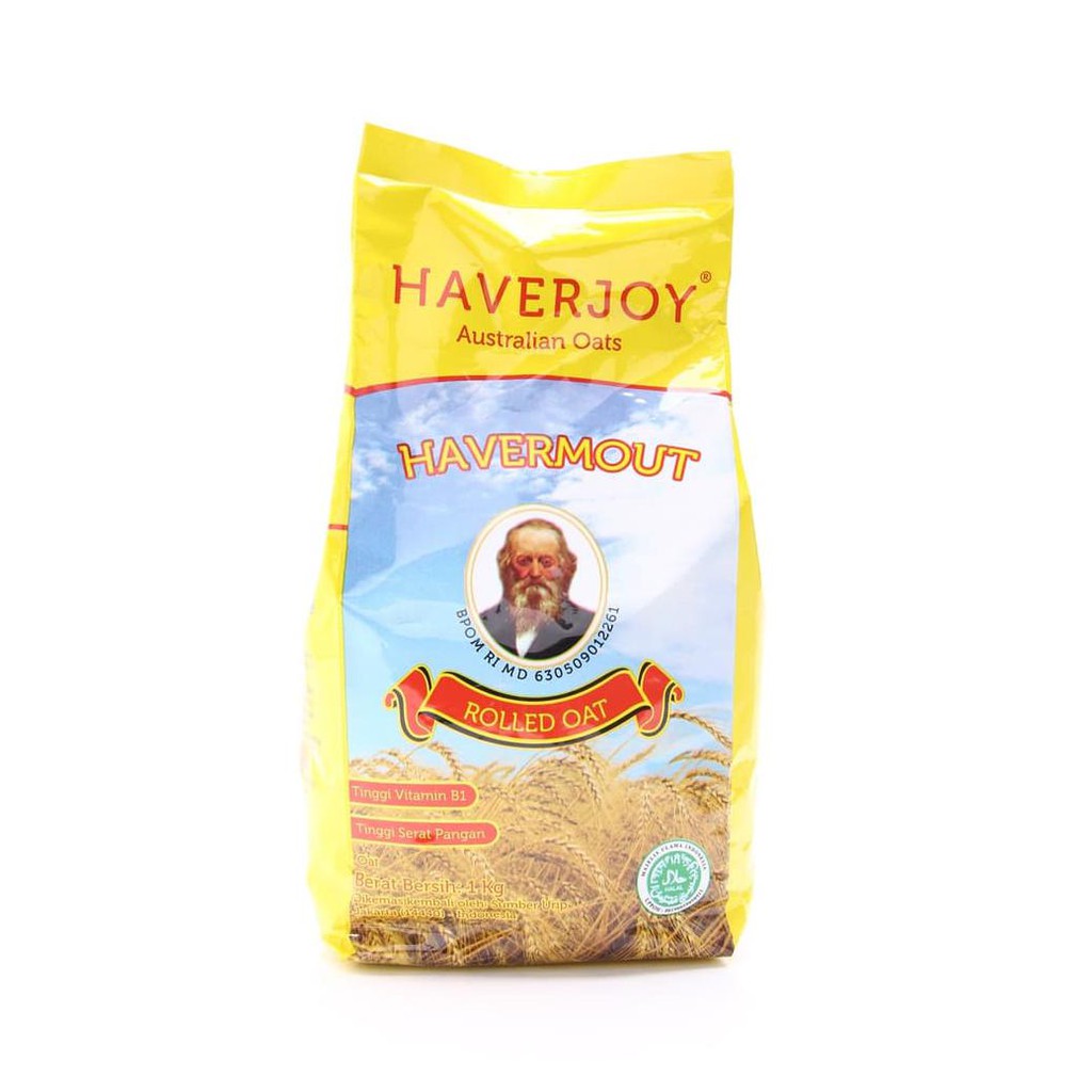 

Monggo] Haverjoy Rolled Oat Havermout 1000 Gr