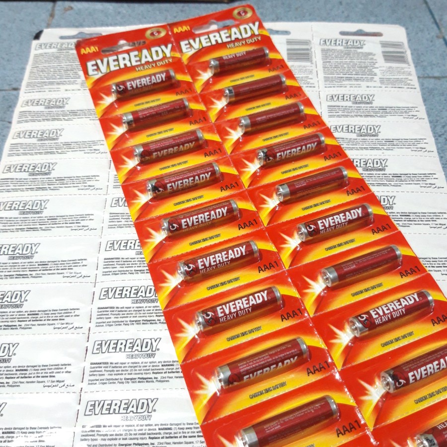 BATERAI EVEREADY AAA /BATERAI REMOT/TIMBANGAN/JAM/DLL (1pcs) ORIGINAL