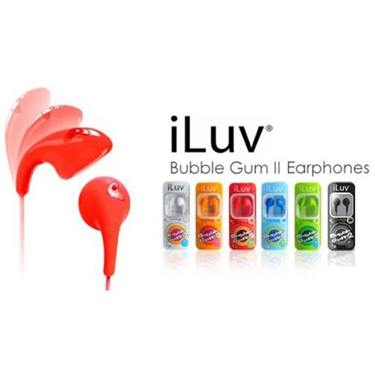 

Promo PAKET Earphone iLUV Bubble Gum II / Bubble Gum II / BubbleGum2 - isi 6