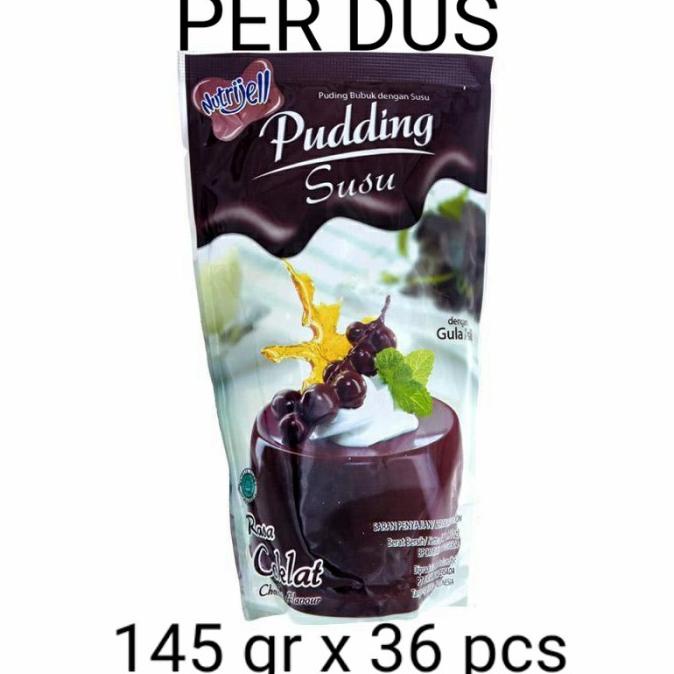 

Pudding susu coklat nutrijell perdus 36 pcs ---NEW---