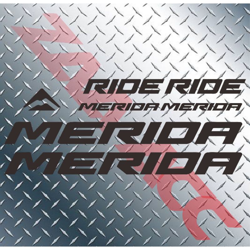 Stiker sepeda MERIDA roadbike cutting stiker