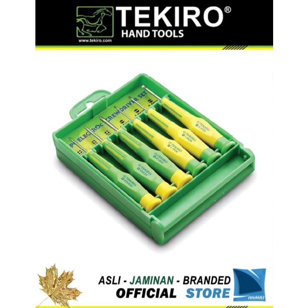 OBENG SET PRESISI TEKIRO/ OBENG JAM SET TEKIRO