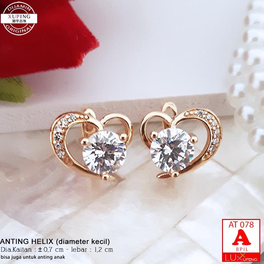 KZ.26Au22o ‣ AT 078 Anting Daun Telinga Anting Diameter Kecil Bisa Juga Untuk Anak Anak Balita Antin