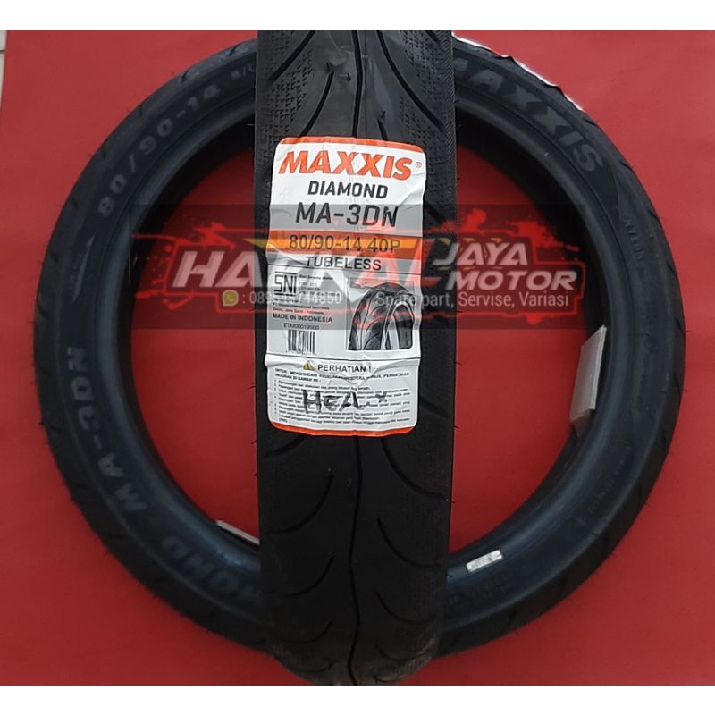 BAN MAXXIS DIAMOND UKURAN 80/90 R14 TUBELESS