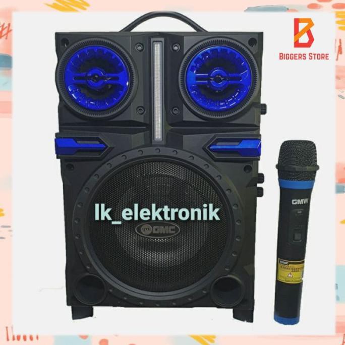 Speaker Portable Gmc 897Q Bluetooth Karaoke Mic Wireless Non Gmc 897C Outlet.Bumiii