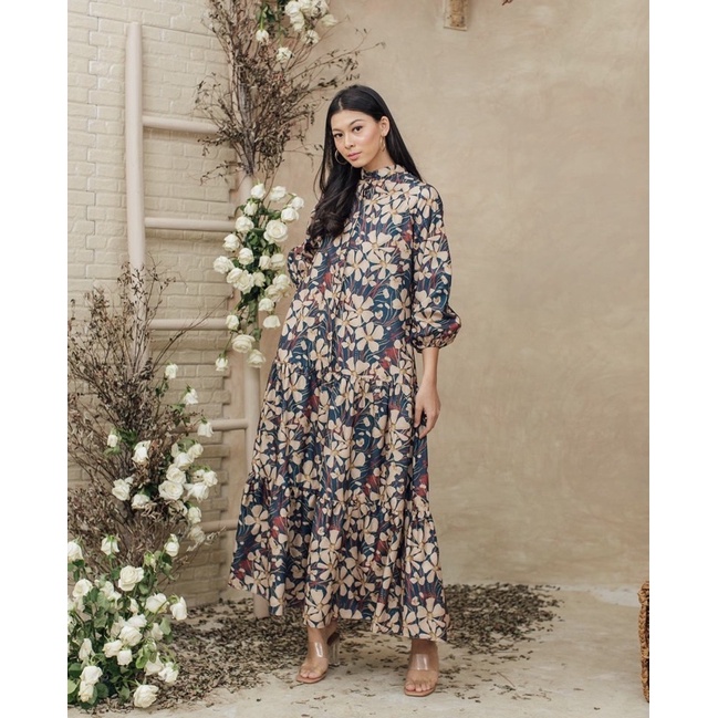 Jasmine Dress color Night Sky by WearingKlamby Ukuran XL