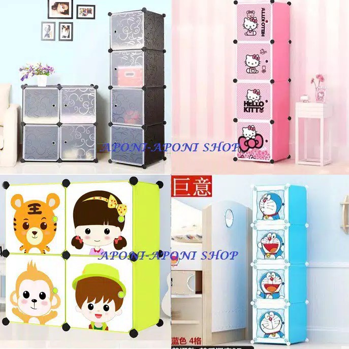 lemari pakaian rak serbagunarak baju lemari baju rak buku rak plastik