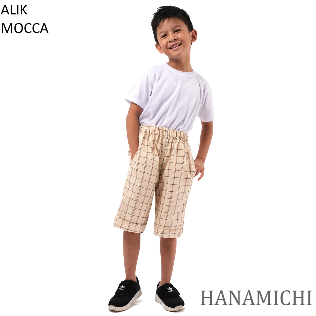 Hanamichi ALIK Celana Pendek Anak Motif Kotak