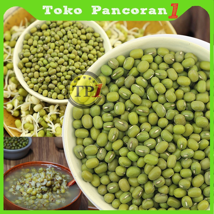 Kacang Hijau Large Green Mung Beans Kualitas Super  Import 200g~500g