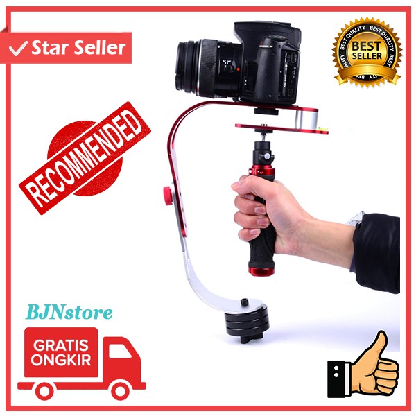 [REDYSTOCK] Taffware Handheld Stabilizer Kamera DSLR GoPro Xiaomi Yi / tripod kamera dan hp / stabil