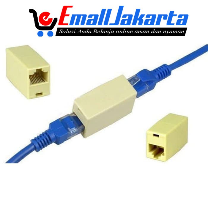 Barrel Converter Barel RJ45 Coupler Female To Female UTP LAN ethernet