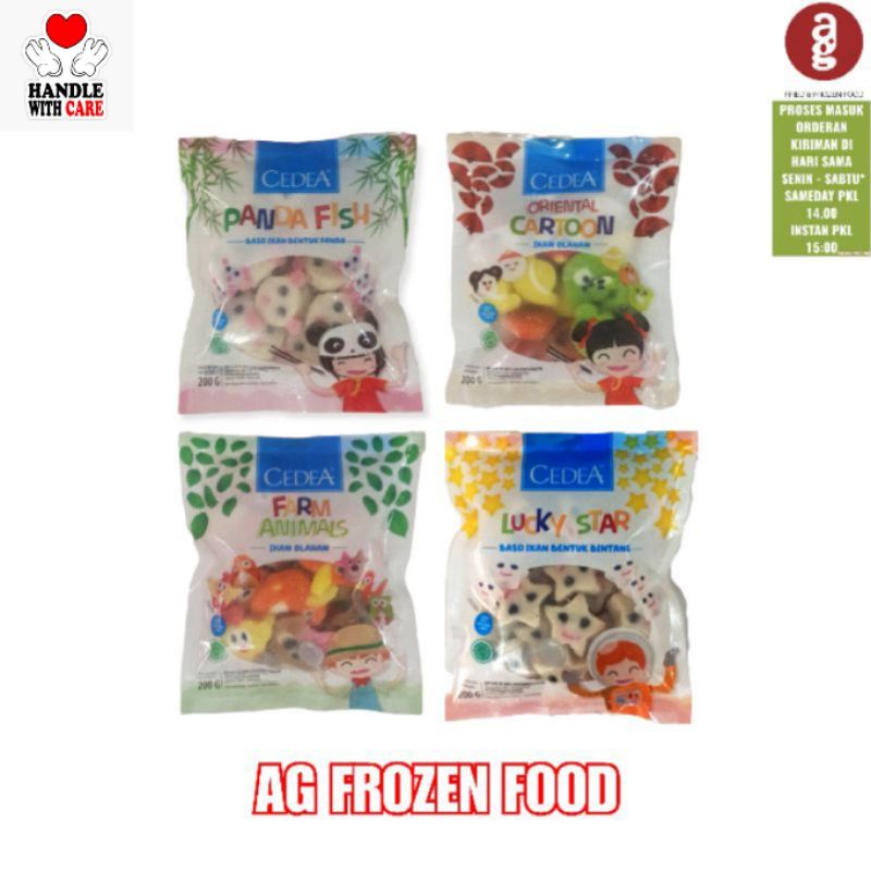 

Cedea Animals/Cartoon/Panda fish/ Lucky Star 200Gram