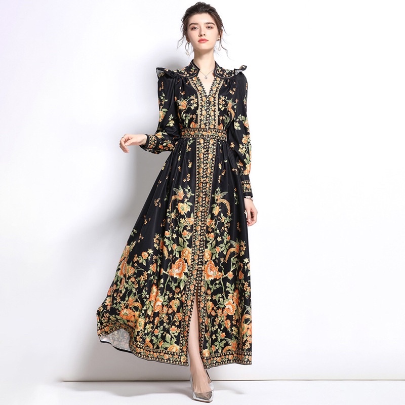 GAMIS DRESS MEWAH IMPORT WANITA ASIA EROPA ARAB DUBAI PERANCIS ORIGINAL BB15