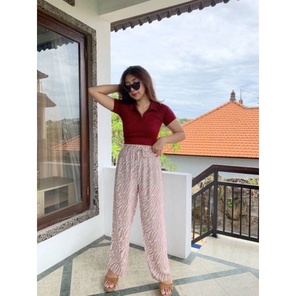 Kulot Motif Bali Rayon Premium-Zebra Akar Coksu
