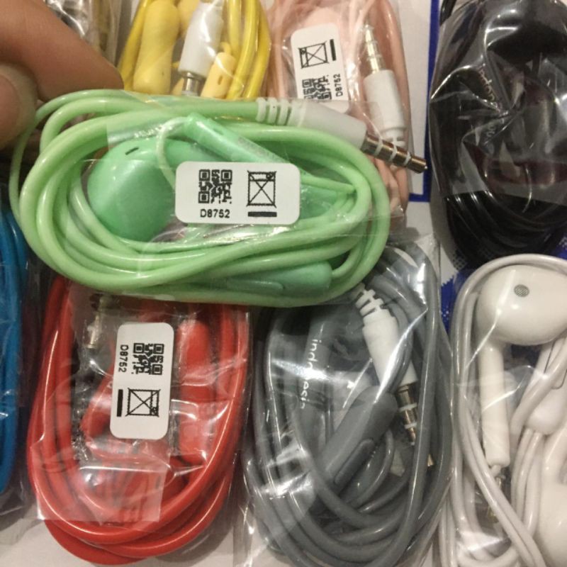 headset macaron U88 universal handsfree oppo samsung xiaomi realme infinix