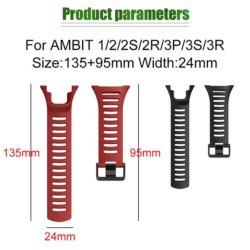 Tali Jam Tangan Suunto Ambit 1 2 3 Original Strap suunto core Rubber Strap Tali Karet Suunto Core