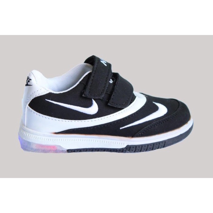 Sale Sepatu Led / Light / Nyala Double Nike Black Hot Sale