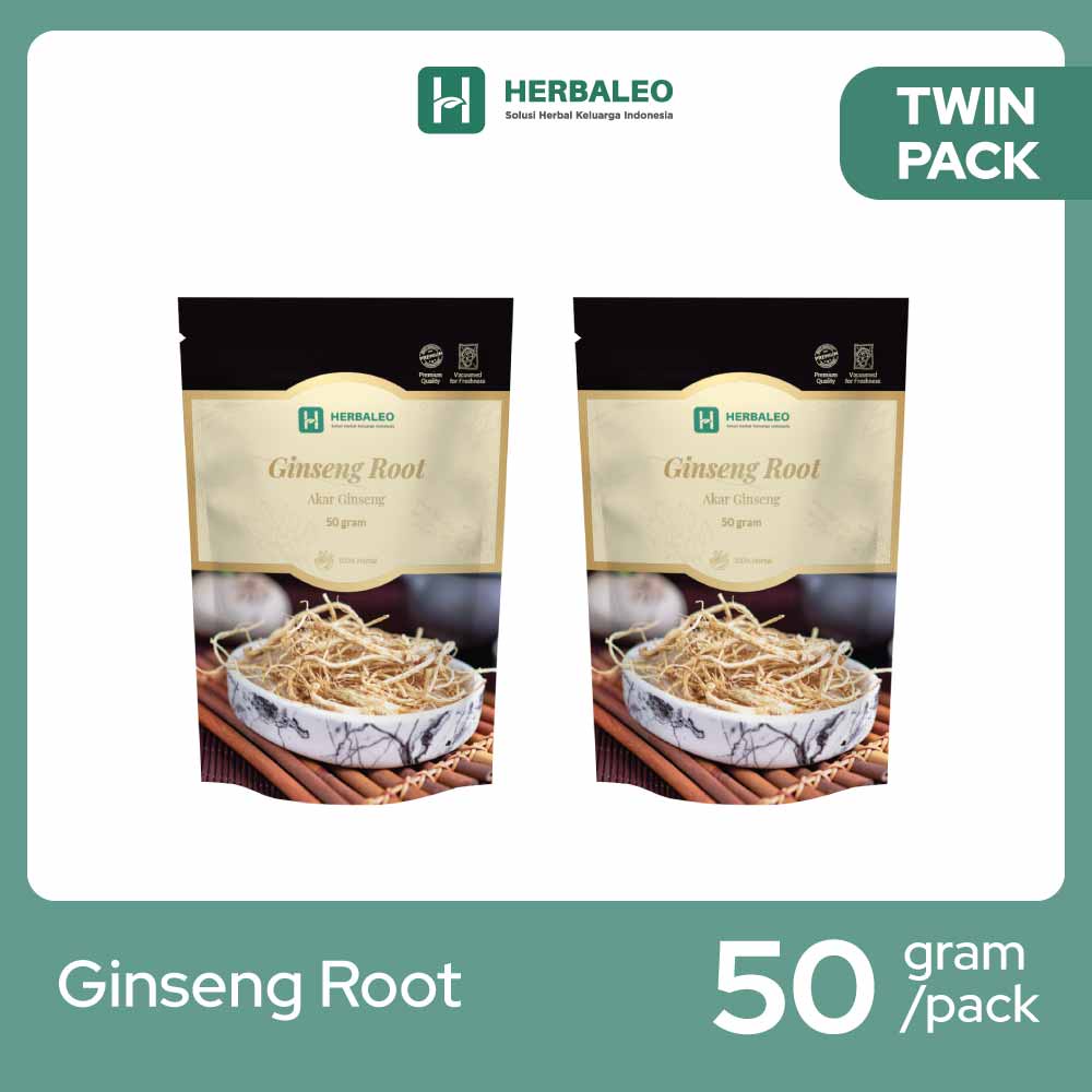 

Herbaleo - Twinpack Ginseng Root 50 gram ( Akar Ginseng )