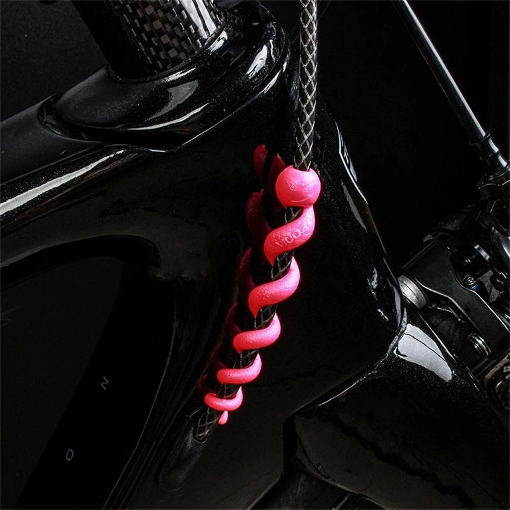 Lanfy Sepeda Perlindungan Kabel Sepeda Bagian Tahan Lama Minyak Tabung Derailleur Line Rem Shifter Cable Protection Case Silicone Sleeve