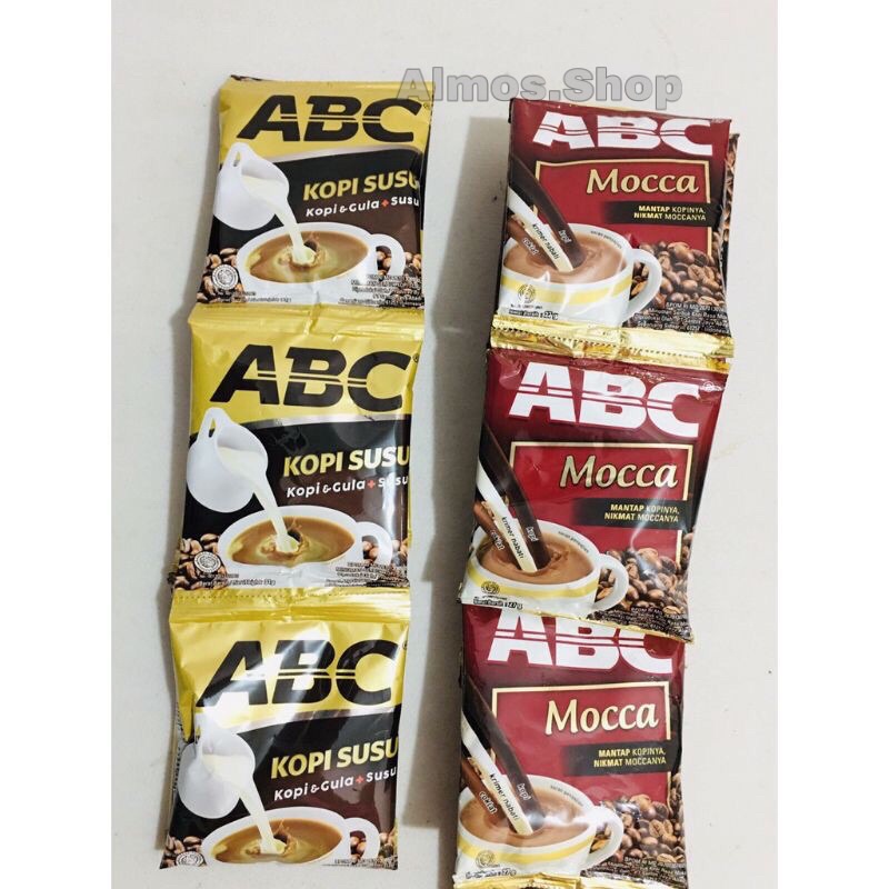 Kopi ABC SUSU Dan ABC MOCA renceng isi 10pcs