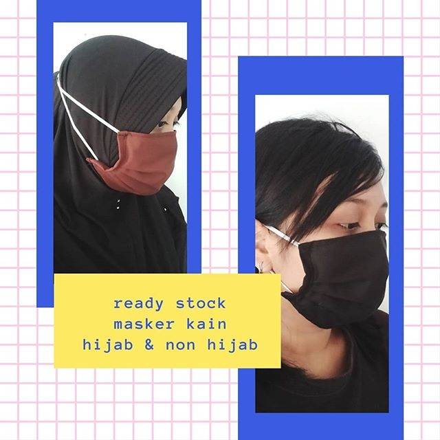 Masker Kain Oxford ASLI tebal