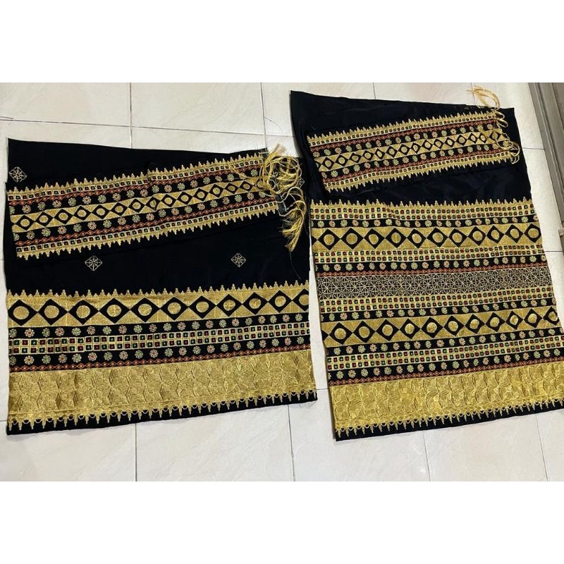 Sarung kain tapis Lampung bordir 002