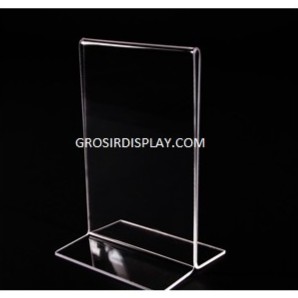 

Akrilik Tempat Brosur Tebal 2 Sisi Display Papan Nama Toko Double Kaki Display Perlengkapan Toko