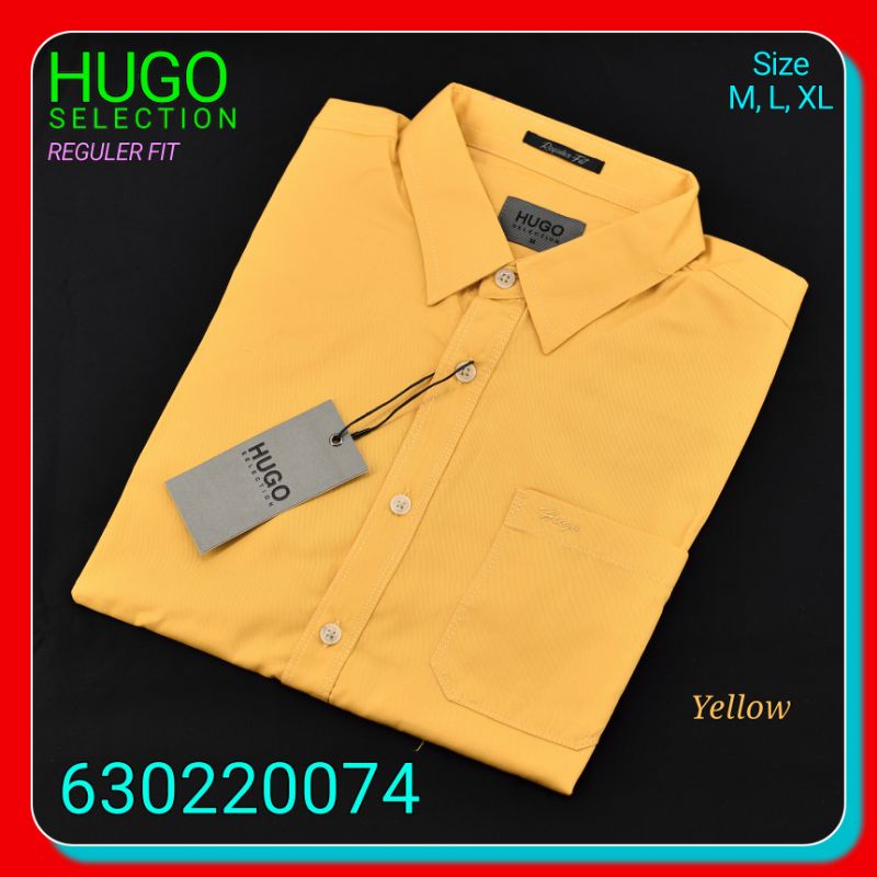 Kemeja Kasual Pria Hugo Selection 630220074 Pendek