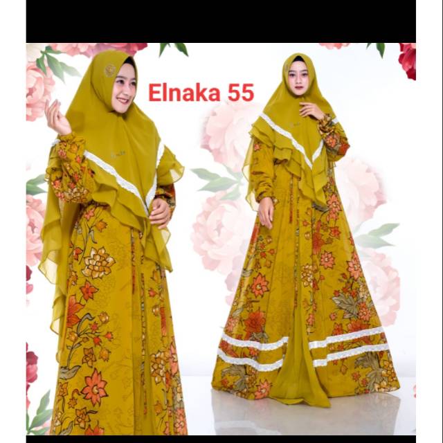 ORI ELNAKA SYARI SET KHIMAR