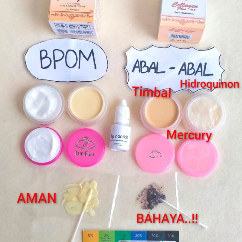 (The Face) Paket Cream Collagen isi 4 RESMI BPOM