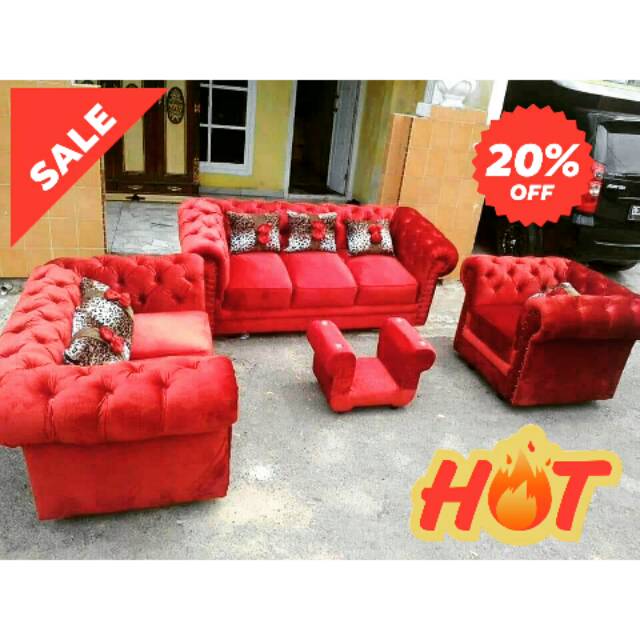 Sofa chesterfild set 321