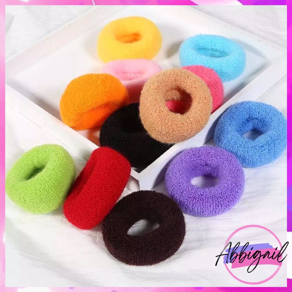 𝘈𝘉𝘎✰ (1pc ) Ikat Rambut Bentuk Donat Kunciran rambut 1012