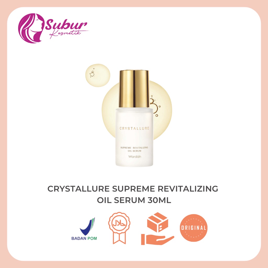 Jual Wardah Crystallure Supreme Revitalizing Oil Serum 30Ml Shopee