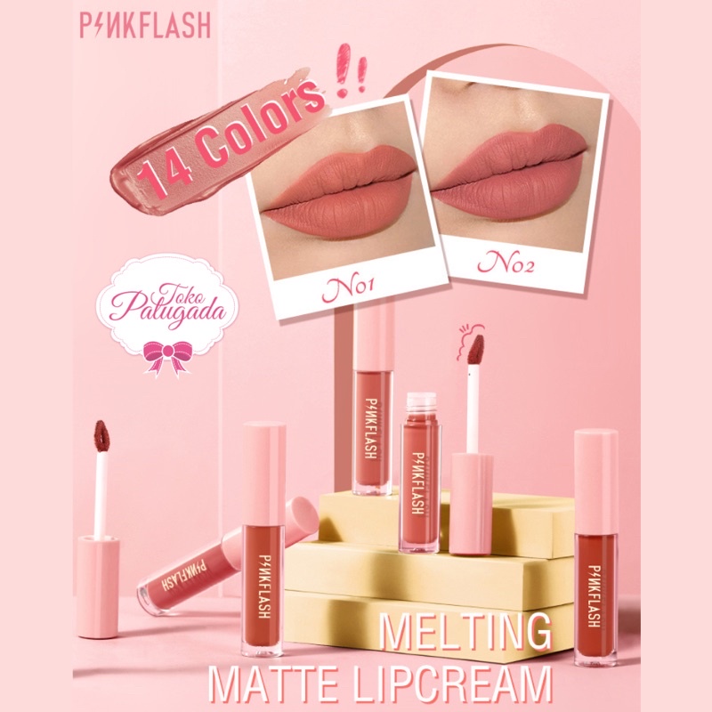 [BISA COD] PINKFLASH Lasting Matte Lip Cream