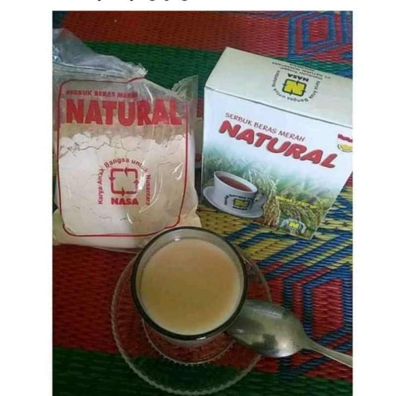 serbuk beras merah Nasa (SBMN) kemasan 250gr