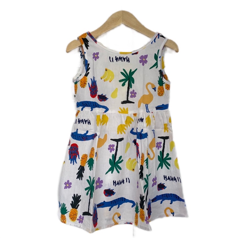 HAWAII PRINTED DRESS 3-4thn