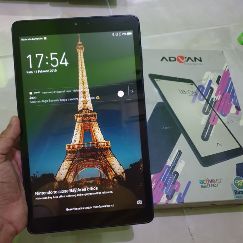 Tab Advan Vandroid Active Tablet Pro i10 10inch 2/16 second berkualitas