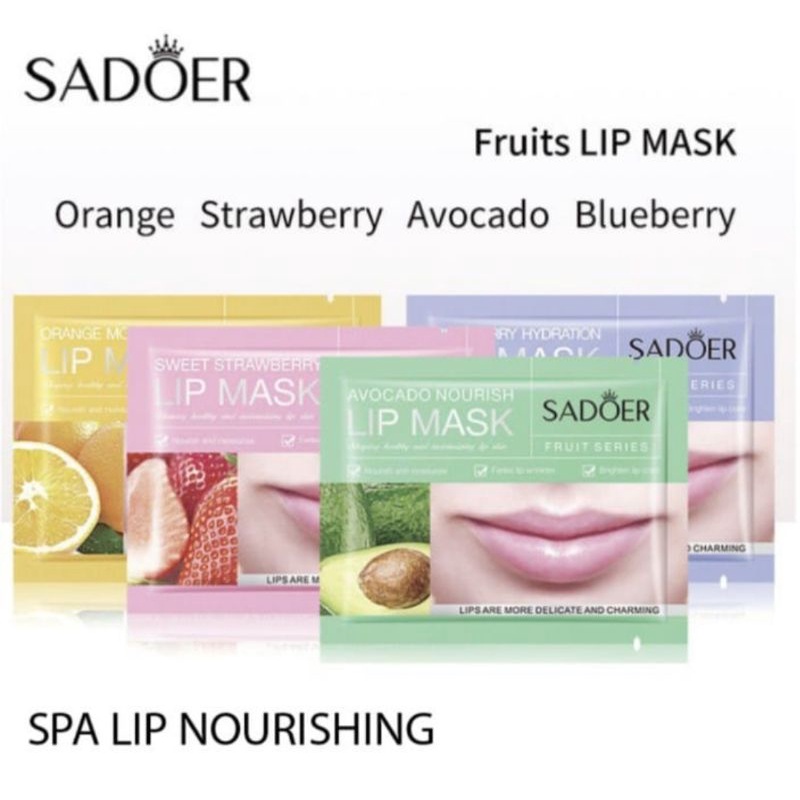 SADOER Masker Bibir Lip Collagen Nourish Mask EM022