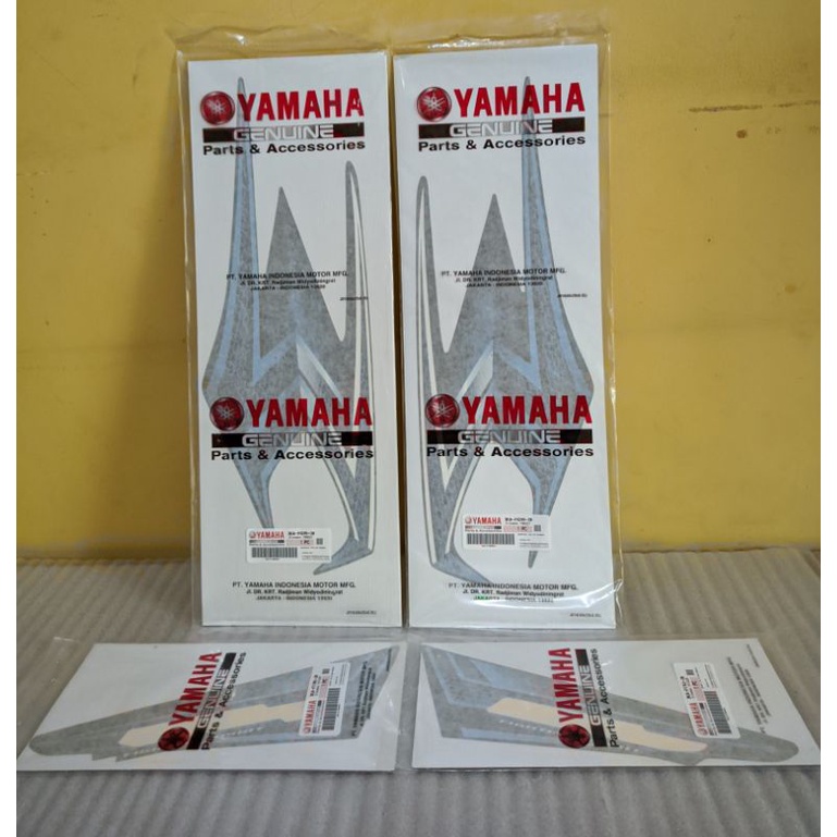 striping list stiker RX king original 2004 hitam biru