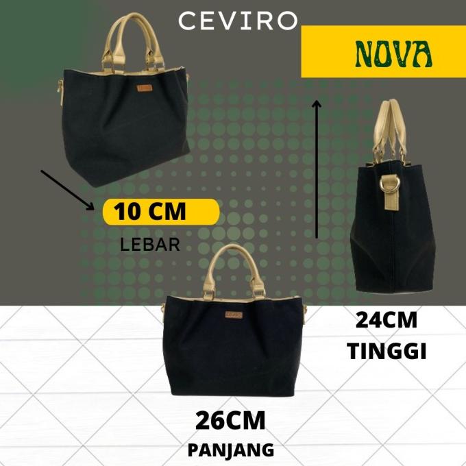 WANITA TAS KANTOR SELEMPANG TAS TAS CEVIRO HAND BAG TANGAN NOVA SDG65416A