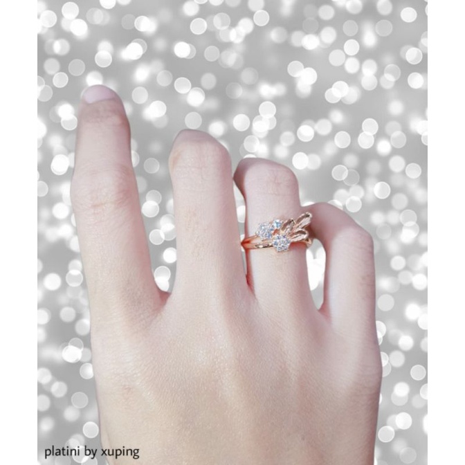 Cincin Xuping Lapis Emas Permata