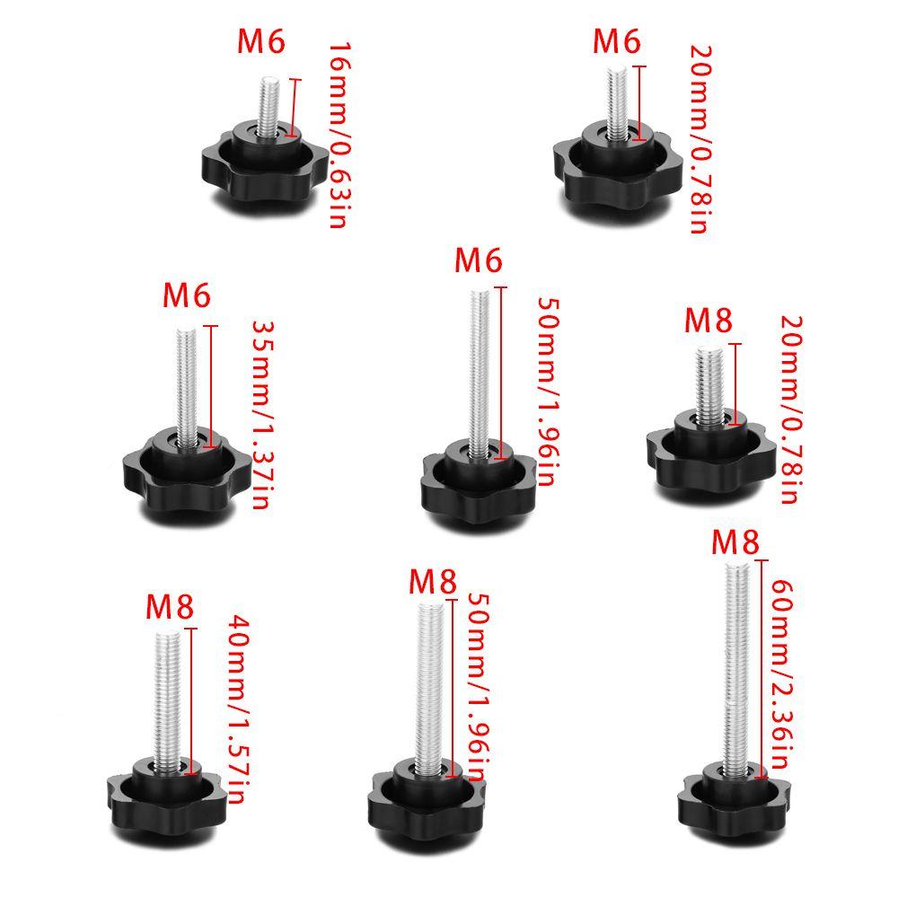 Preva 4PCS Knop Bintang Grips|Grendel Clamping Nut Ulir Mur Ulir Sekrup Jempol