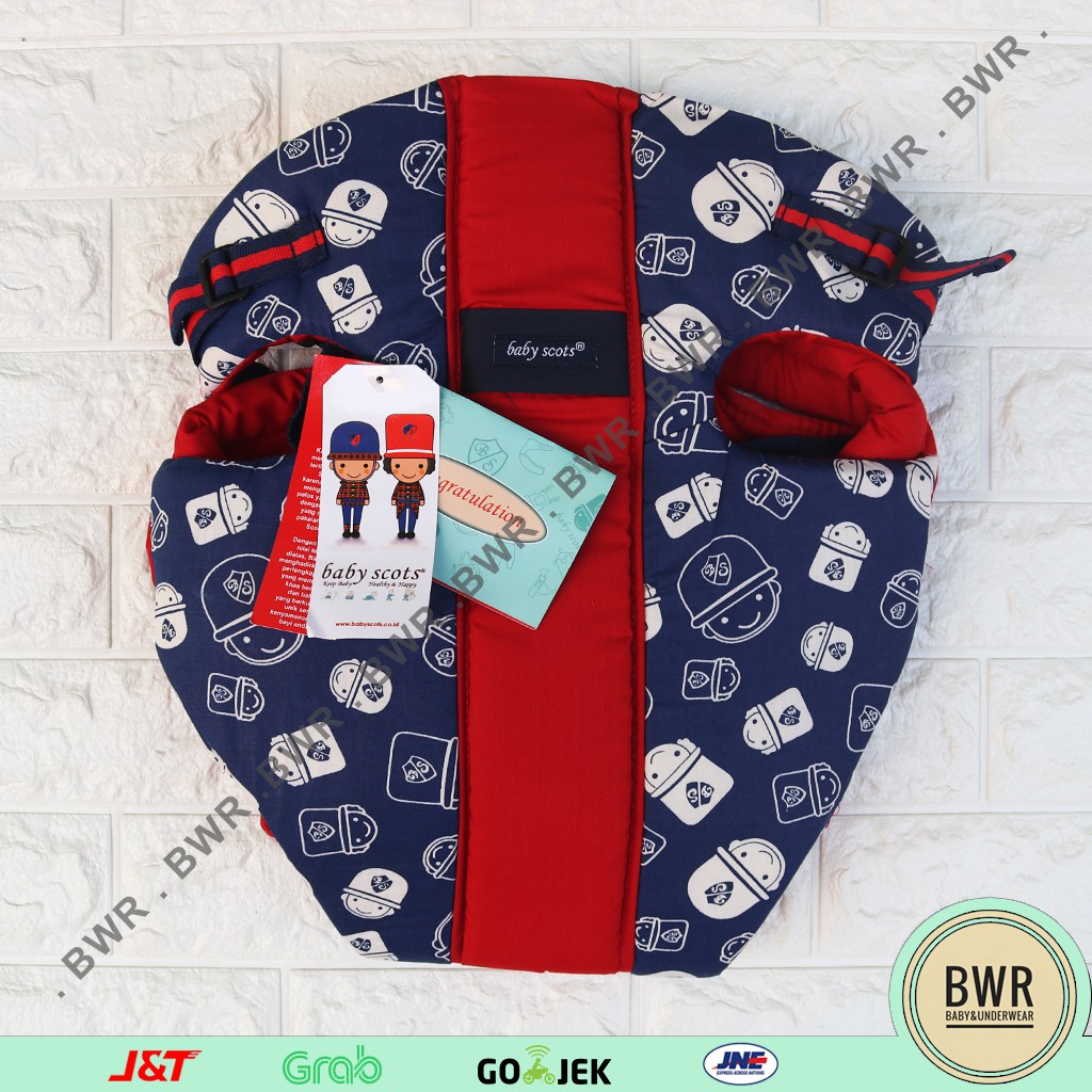 Gendongan Baby Scots MOTIF BSG 1301 | Gendongan Kangguru Motif Print Caracter - Bwr