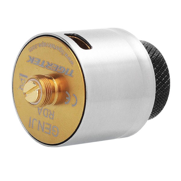 Genji 24 RDA Atomizer - SILVER [Authentic] - rokok elektrik / vape