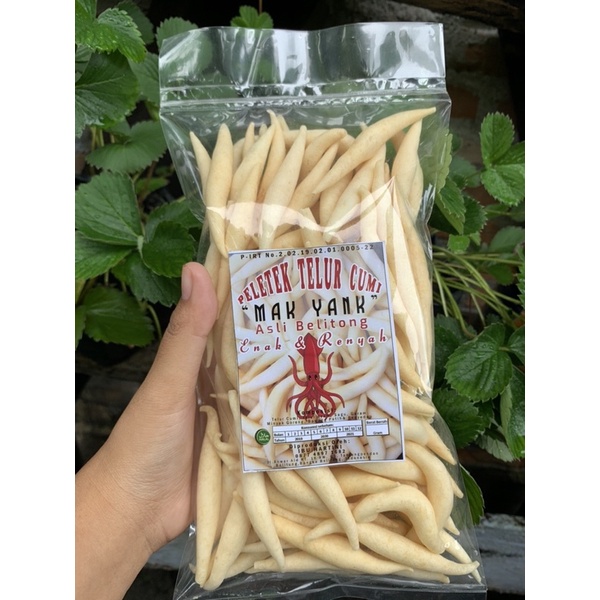 

Peletek Telur Cumi Mak Yank / oleh-oleh khas Belitung asli (kecil/200gr)