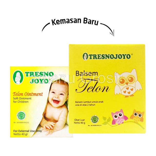 Tresno Joyo BALSEM TELON Untuk Anak Usia 2 Tahun Plus Kemasan 20 &amp; 40 Gram