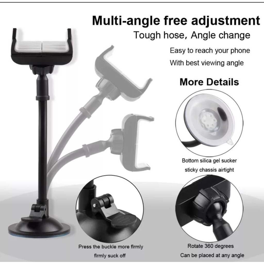 Holder Mobil Holder Meja HDD-01 Car Holder Tempel Kac universal Multifungsi