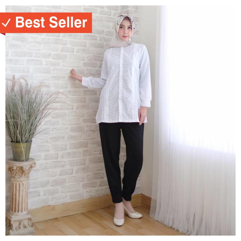MURAH FASHION BAJU CEWEK / BAJU PUTIH TOYOBO/ BAJU WANITA / BAJU MUSLIM / ATASAN PUTIH / ATASAN