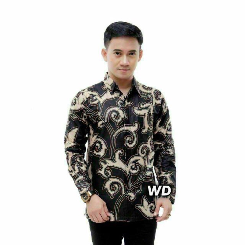 Baju Batik Kemeja Atasan Pria Pakaian Kantor 2022 Viral